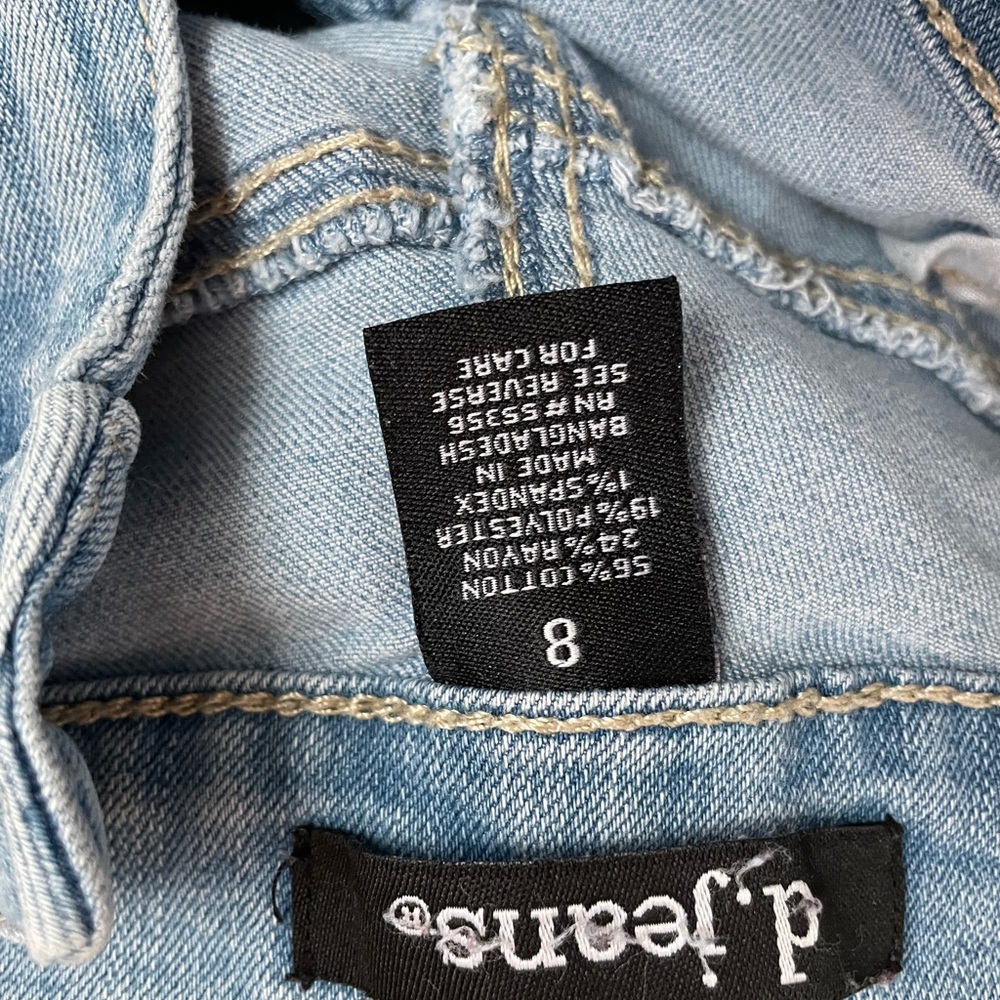 Blue jeans worn once